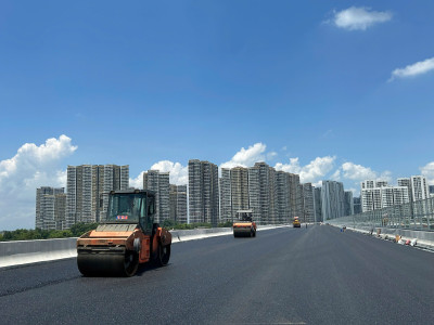 Open-graded asphalt concrete pavement for expressway projects