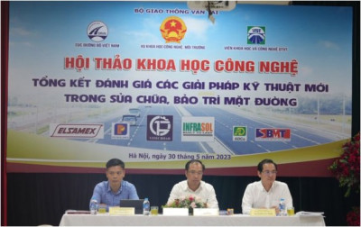 The hot recycling technology of asphalt concrete with a RAP content of up to 50% at mixing plants applied in Vietnam.